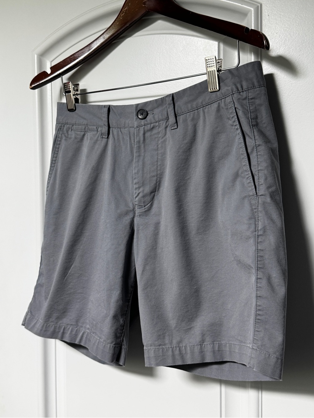 Bonobos Gray Flat-Front Chino Shorts
